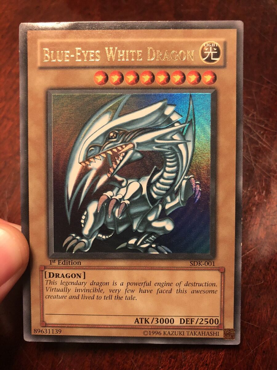 Yugioh! Blue-Eyes White Dragon SDK-001 Ultra Rare 1st Yugioh! Blue-Eyes White Dragon SDK-001 Ultra Rare 1st