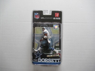 MCFARLANE NFL LEGENDS SERIES 6 COWBOYS HOF RB TONY DORSETT FIGURE NEW SEALED