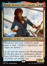 Jhoira, Weatherlight Captain 118 Commander: Edge of Eternities Rare