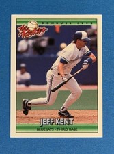 1992 Donruss Rookies Jeff Kent RC Rookie Card #61 Toronto Blue Jays NM-MINT