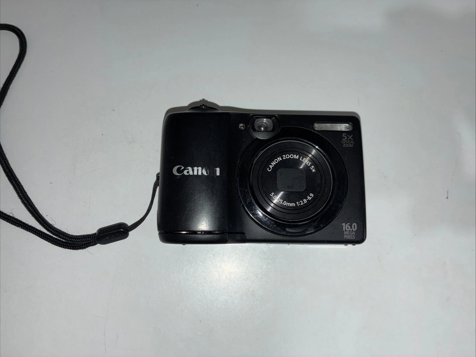 Canon PowerShot A1300 HD 16MP Digital Camera 5x Optical Zoom Black; Tested Works - product detail image 1