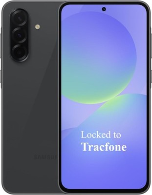 Tracfone Samsung Galaxy A36 5G 128GB+6GB 6.6'' Dual-SIM Locked Smartphone - Black