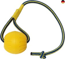 Ball mit Seil Hundespielzeug,Fling Durafoam B...