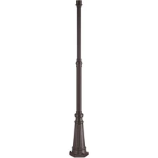 Outdoor Post Mount Accessory - 81 Inches high-Medici Bronze Finish Accessory