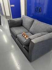 Next Two Seater Sofa Bed -  Large Double Bed - Bluey/Grey colour