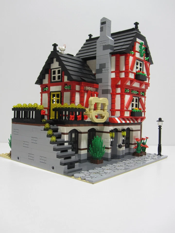 Lego Custom Modular Building Haus Pretzel Haus Moc - Bild 2 von 4