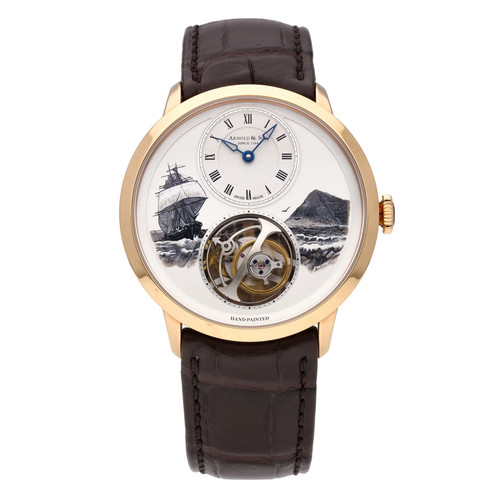 Arnold & Son UTTE Beagle Set 18k Rose Gold Manual-Wind Watch 1UTAR.S07A.C120A
