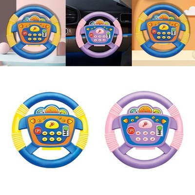 Lenkrad Spielzeug Pädagogisches Lernspielzeug Pretend Controller mit Musik Lustig