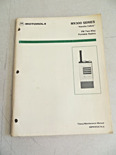 Motorola MX-300 Portable Radio Maintenance Manual