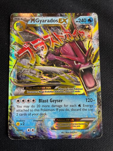 POKEMON M GYARADOS EX BREAKpoint BKP 27/122 Holo EX RARE MP