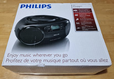 Philips AZ102B Sound Machine Boombox CD Player FM/Radio Stereo - Black