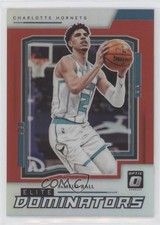 2021-22 Panini Donruss Optic Elite Dominators Red Prizm 23/99 LaMelo Ball #8 nd3