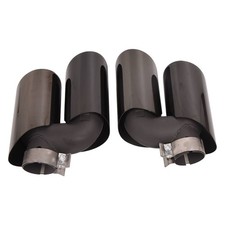 Fit Porsche Macan 2019 2020 2021 Pair 2.0t Exhaust Pipe Tail Throat Muffler Pipe Fit Porsche Macan 2019 2020 2021 Pair 2.0t Exhaust Pipe Tail Throat Muffler Pipe