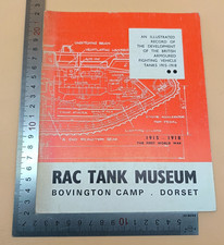 RAC Tank Museum Bovington Camp 1915-1918 The First World War Paperback 1971
