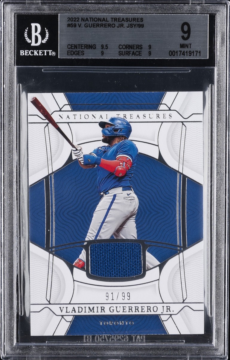  Guerrero ポスター 2022 Panini National Treasures - Vladimir Guerrero Jr. #59 /99