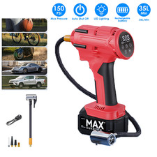 Tire Inflator Cordless w/Rechargeable Battery 150PSI Portable Air Compressor