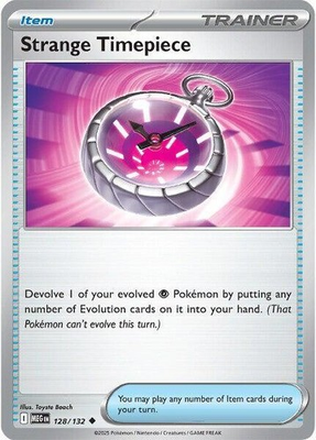 #ad Strange Timepiece Uncommon ME01: Mega Evolution 128 132 Near Mint Reverse Holofo $1.50