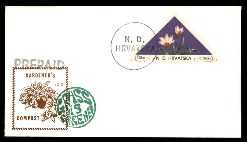 Mayfairstamps Croatia Gardners Compost Plant Grass is Greener Prepaid Cover aaz_
