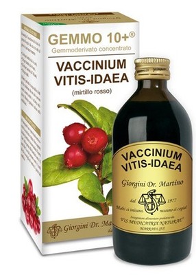 Mirtillo Rosso G10+ Vaccinium Vitis Idaea Dr. Giorgini 200ml