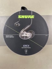 SHURE AONIC 4 Sound Isolating Earphones with UNI Communication Cable Black