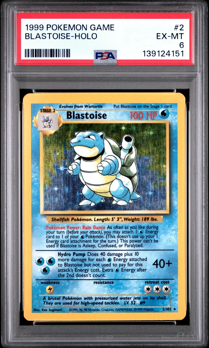 Pokémon TCG Base Set Grade 6 English Collectible Individual Card