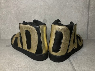 Adidas x Jeremy Scott Js Letters Black Gold M18990 DS 10.5 | eBay