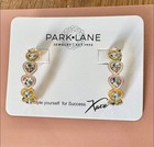 Park Lane Candy Hearts Hoop Earrings Heart Shaped Pastel Enamel Colors  — photo 3
