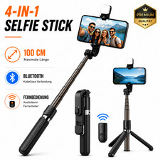 Selfie Stick Bluetooth mit Licht 4 in 1 für ...