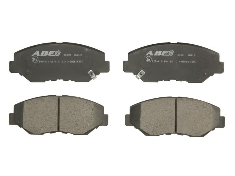 Plaquettes de frein anti-sifflement ABE C14049ABE pour corriger le freinage du Pilot 3.5