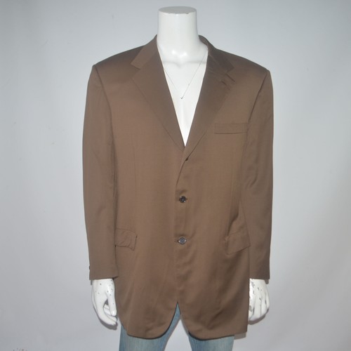 Brioni, BRIONI Palatino 100% Wool Three Button Vintage Blazer Suit Jacket Sz 46L