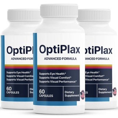 (3 Pack) OptiPlax Eye Supplement, Opti Plax Capsules for Healthy Vision