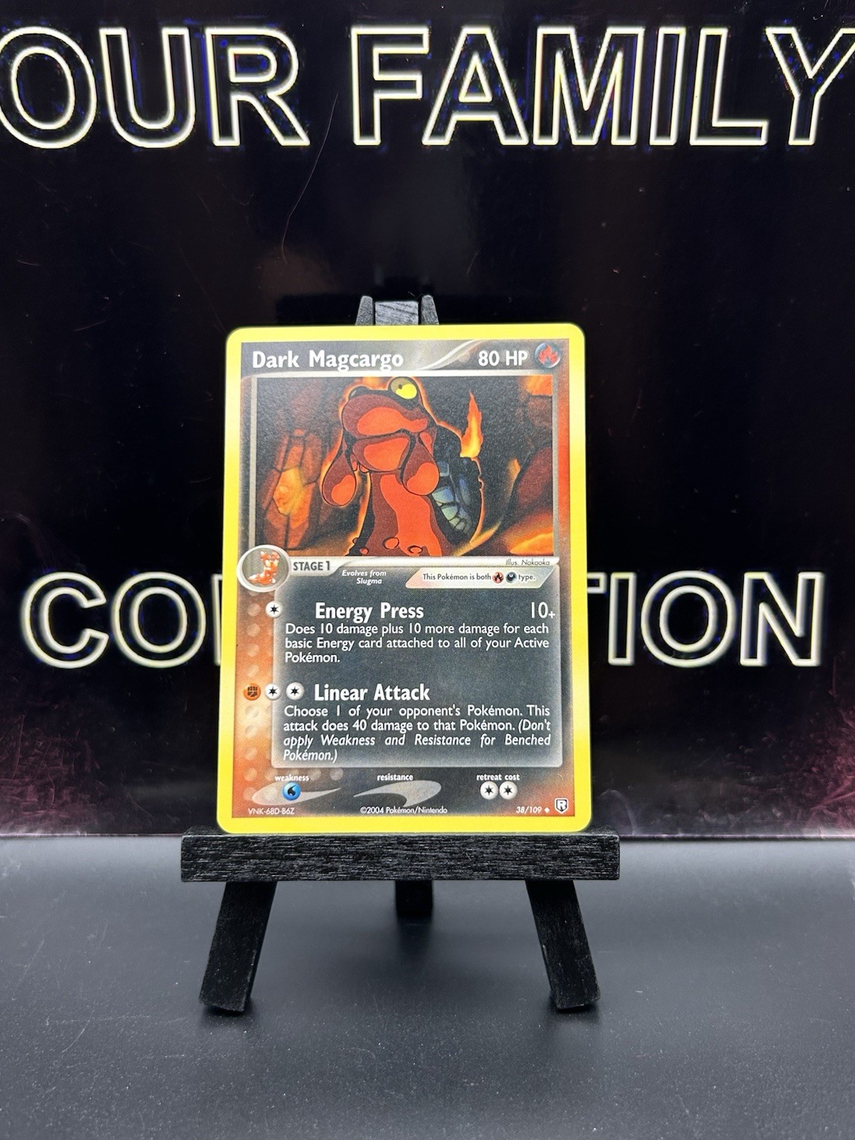 DARK MAGCARGO 38/109 Pokemon TCG Team Rocket Returns uncommon 2004 NM