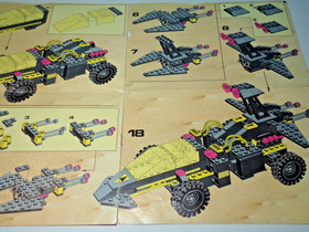 Lego # 6941 : BATTRAX de Blacktron I .  Avec plan - Vintage