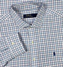 Polo Ralph Lauren Multicolor Button Up L Long Sleeve Shirt Tattersall Poplin