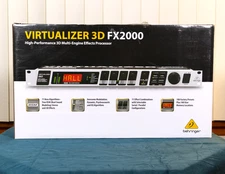 BRAND NEW Open Box | Behringer VIRTUALIZER 3D FX2000 Effects Processor | FX 2000