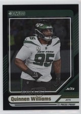 2024 Panini Donruss Black Press Proof /10 Quinnen Williams #11 xr1