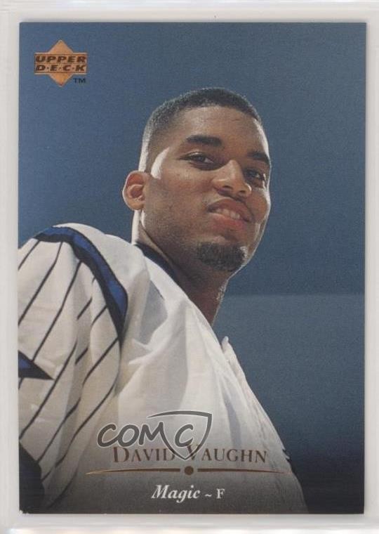 1995-96 Upper Deck David Vaughn #313 Rookie RC 3c7