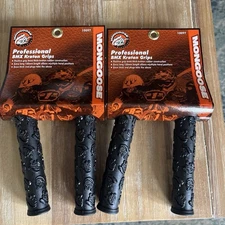 Mongoose BMX Professional Kraton Grips  Black (NOS Late 90s Early 00s, Two Pairs