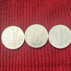 1992 U.S. Mint American Silver Eagle 1 oz .999 Fine Silver Coin Lot - 3 oz