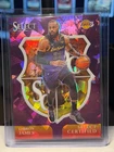 2024-25 Panini Select Select Certified LeBron James Purple Cracked Ice Prizm /75