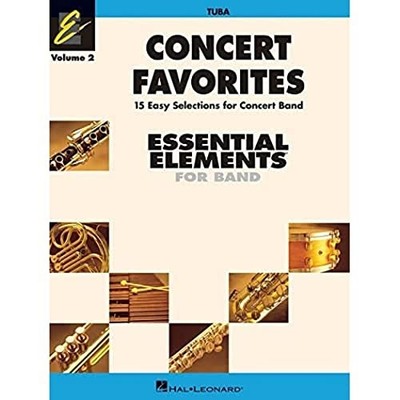 Concert Favorites Vol. 2-Tuba : Essential Elements Band -  NEW James Curnow 2005