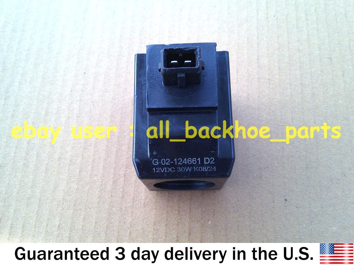 のり JCB PARTS- DANFOSS VICKERS 12V 30W SOLENOID COIL FLAT PIN