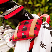 TaylorMade FESTIVE FLANNEL Mallet Putter Head Cover: Limited Edition🔸Tracking🔸