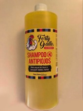 Forty Gallo Poultry Shampoo/Champú Antipiojos para Gallos y Aves Exóticas 32oz
