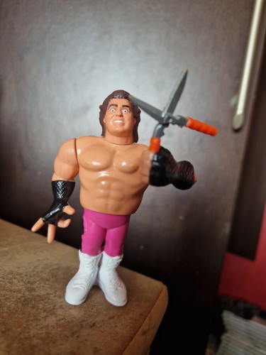 BRUTUS THE BARBER BEEFCAKE 1 with SHEARS WWF Hasbr...