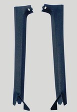 New 1969 - 1970 Ford Mustang Fastback Mach Boss 302 Pillar Trim Moldings Black