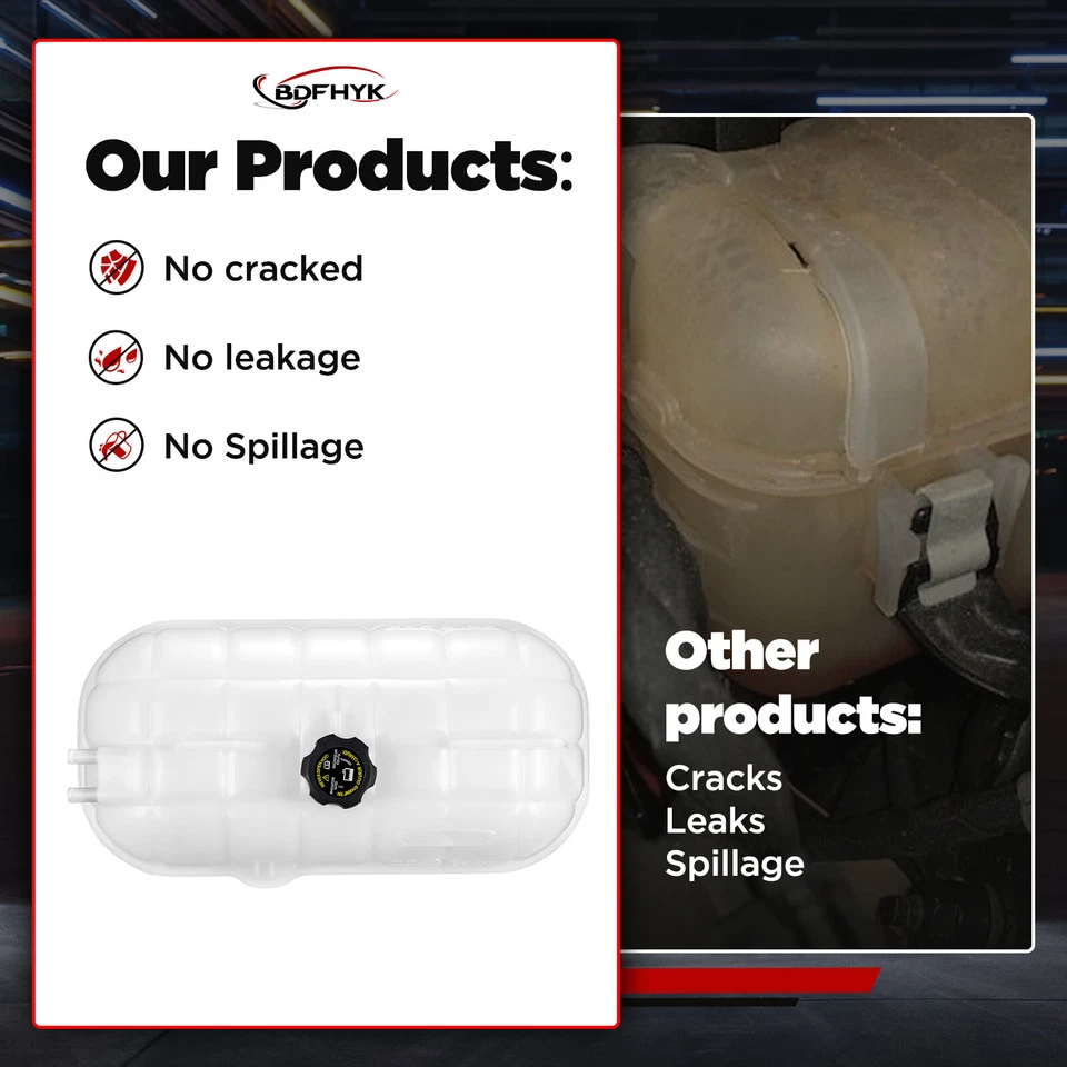 Tanque de depósito de refrigerante con sensor 603-5201 para Freightliner Century Class Columbia Foto 2 de 4