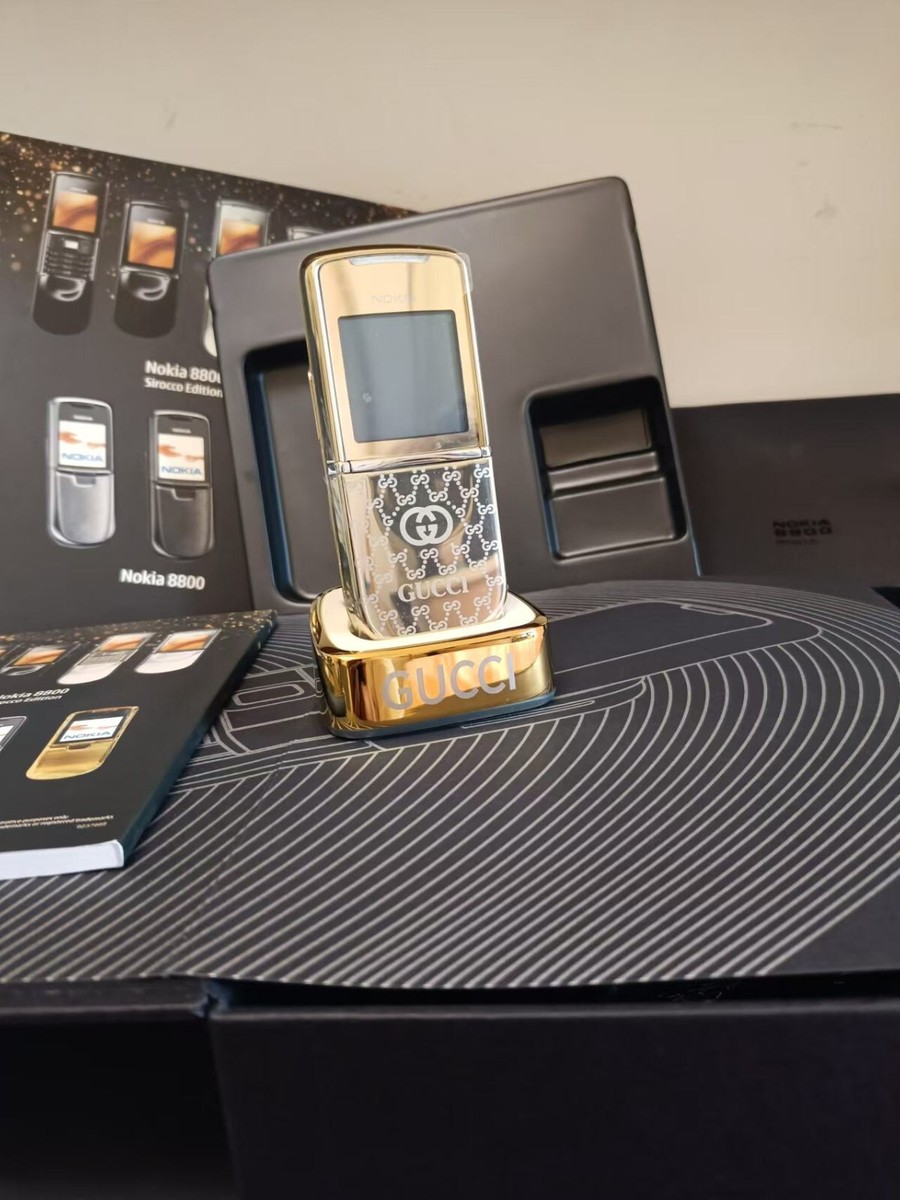 NOKIA 8800 Sirocco 8800d Gold GUCCI Edition Unlocked 2G GSM