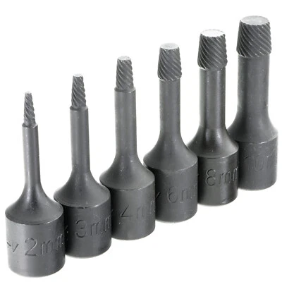 ASTA Schrauben Links Ausdreher Stecknuss Set 2-10 mm Spiral Twister Innen Profil 3/8"