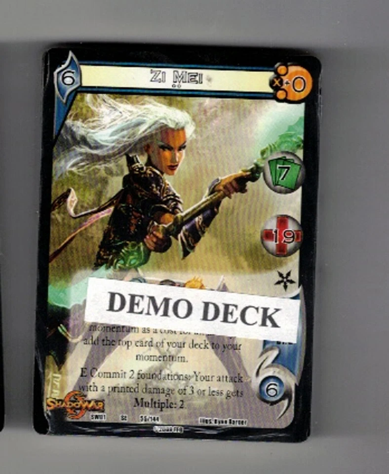 Universal Fighting System (UFS) ZI MEI Demo Deck Factory Sealed + PADMA Promo - Image 3 of 3